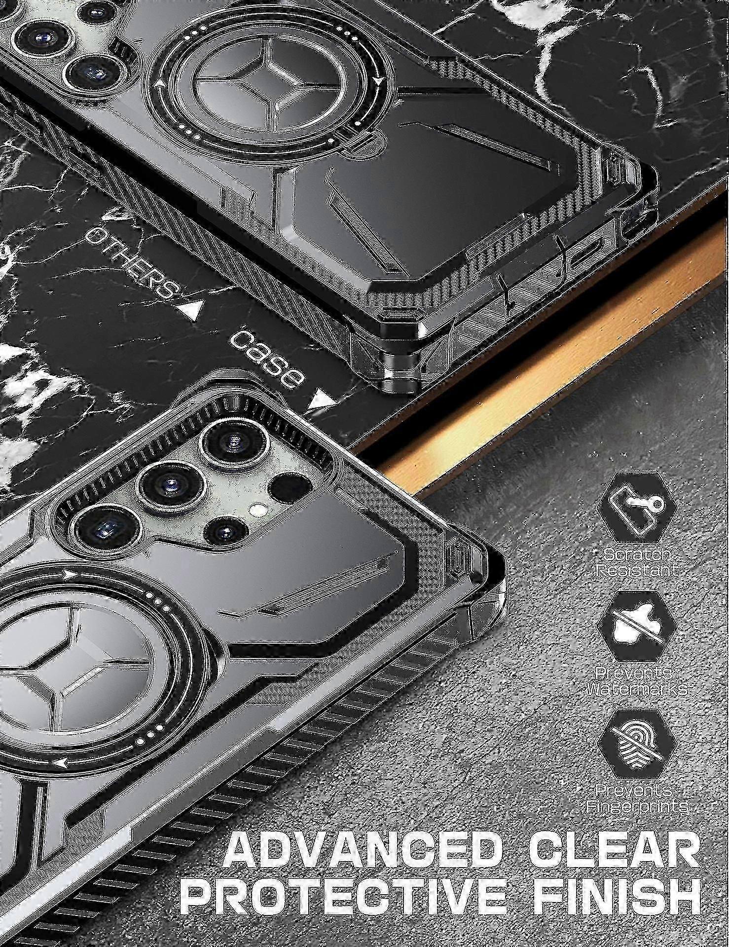 Durable Magnetic Protective Case Compatible with Galaxy S23 Ultra S23+ S23