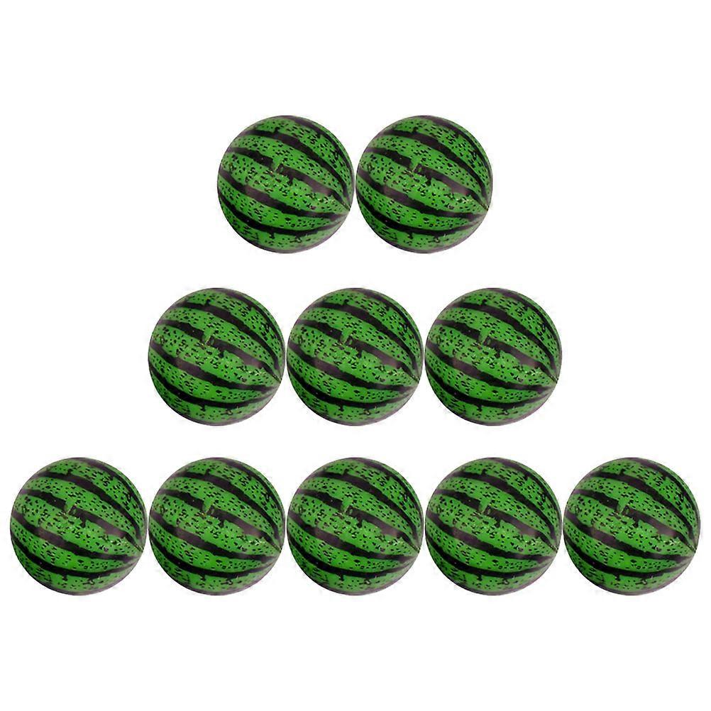 Green Watermelon Bounce Ball Fun Jumping Ball for Kid 20Pcs Pack