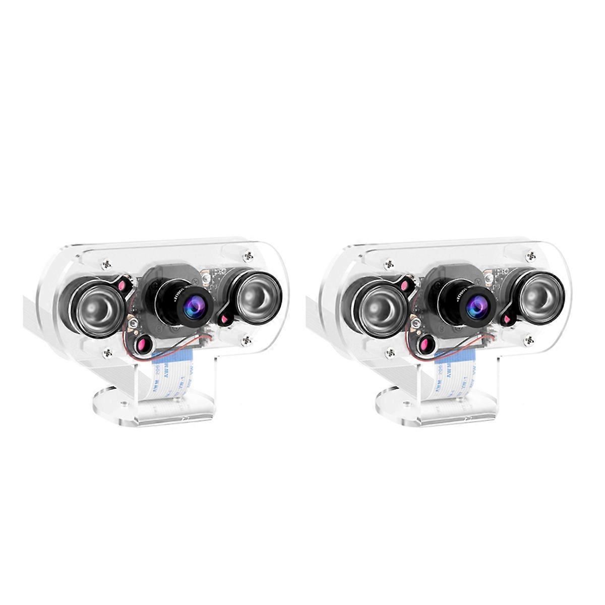 2X for 4B Camera with Holder and Cable IR Camera Module 5MP OV5647 Webcam Automatically Switching Be