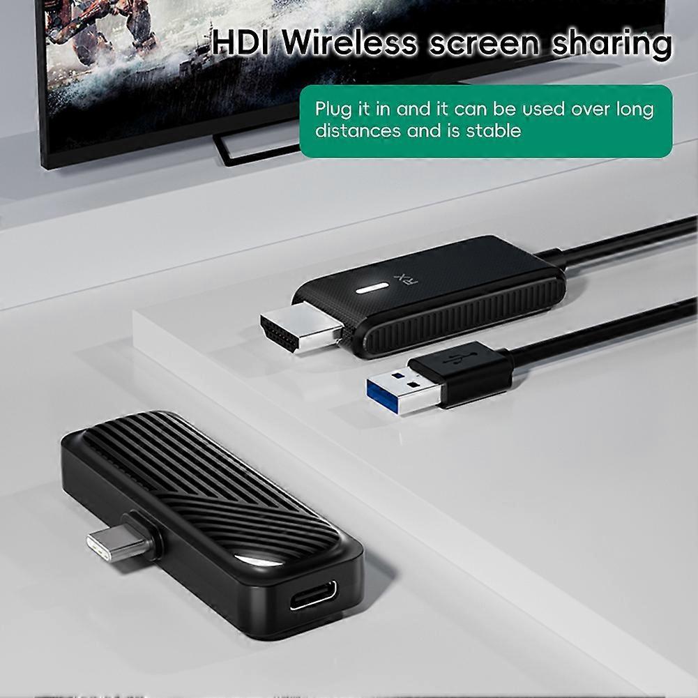 HDMI-Compatible Wireless Transmission Receiver Device Point-to-Point Screen Projector for Mobile Phones TV Computers
