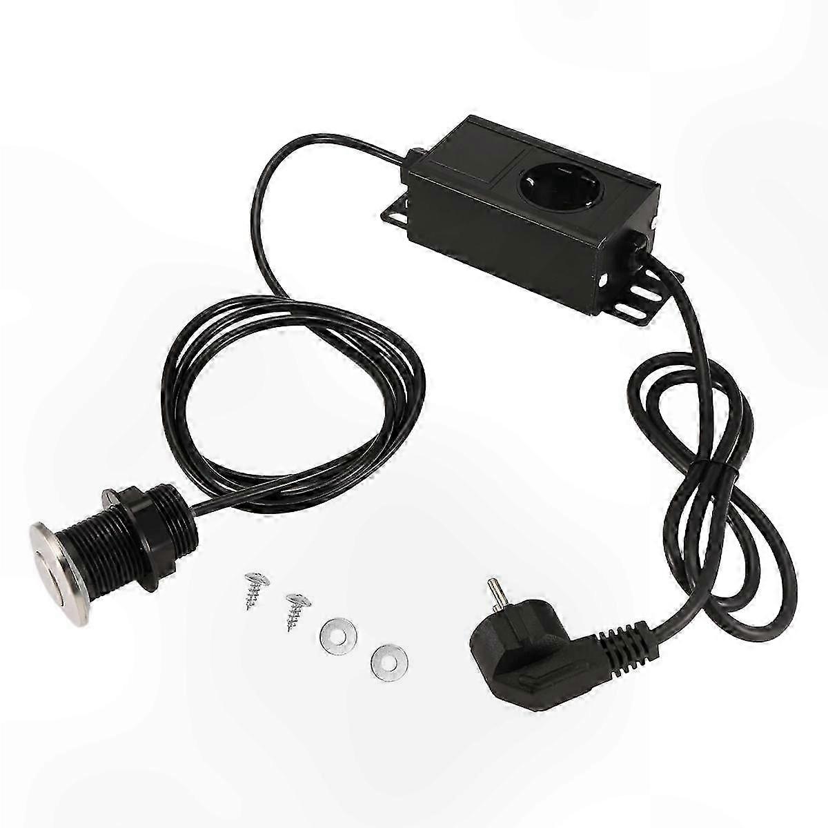 Kitchen Sink Waste Disposer Switch with On/Off Control - Compatible with EU Plug Standards