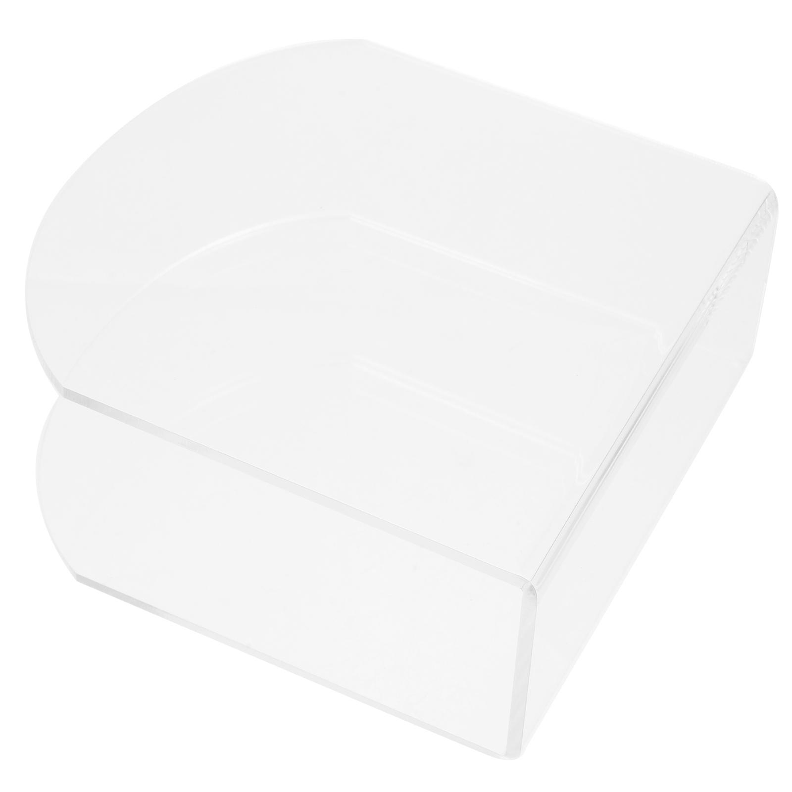 Transparent Napkin Holder Acrylic Tissue Stand for Home Use 3Pcs