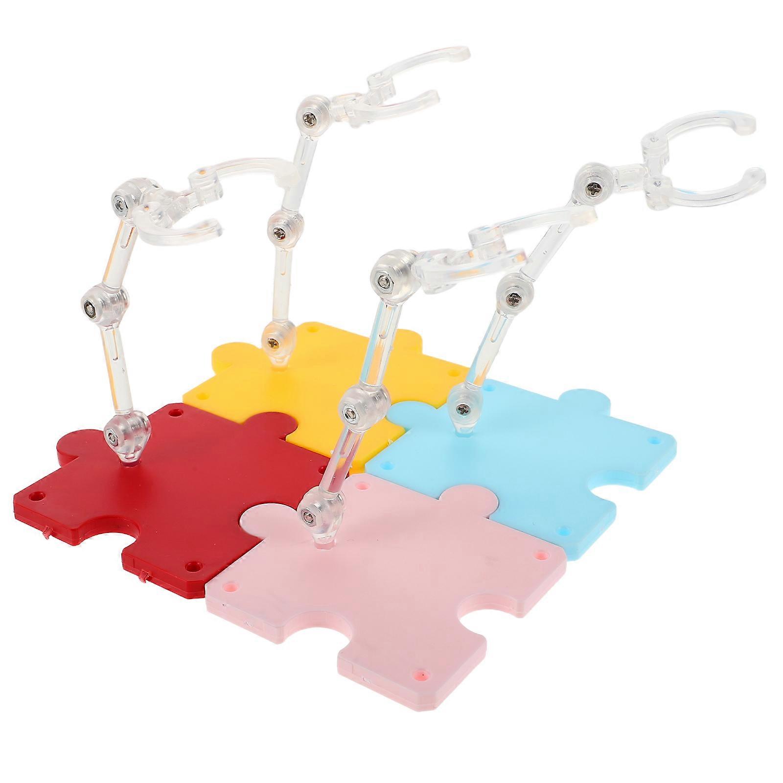 Miniatures Display Stand Model Holder for Flexible Assembly 16Pcs Set