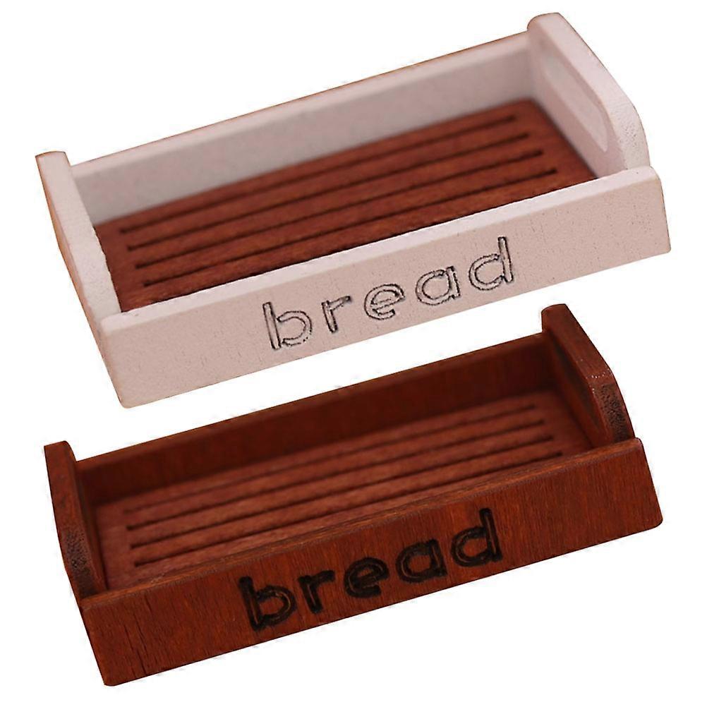 Doll House Baskets for Miniature Decor with 10Pcs Bread Basket Set