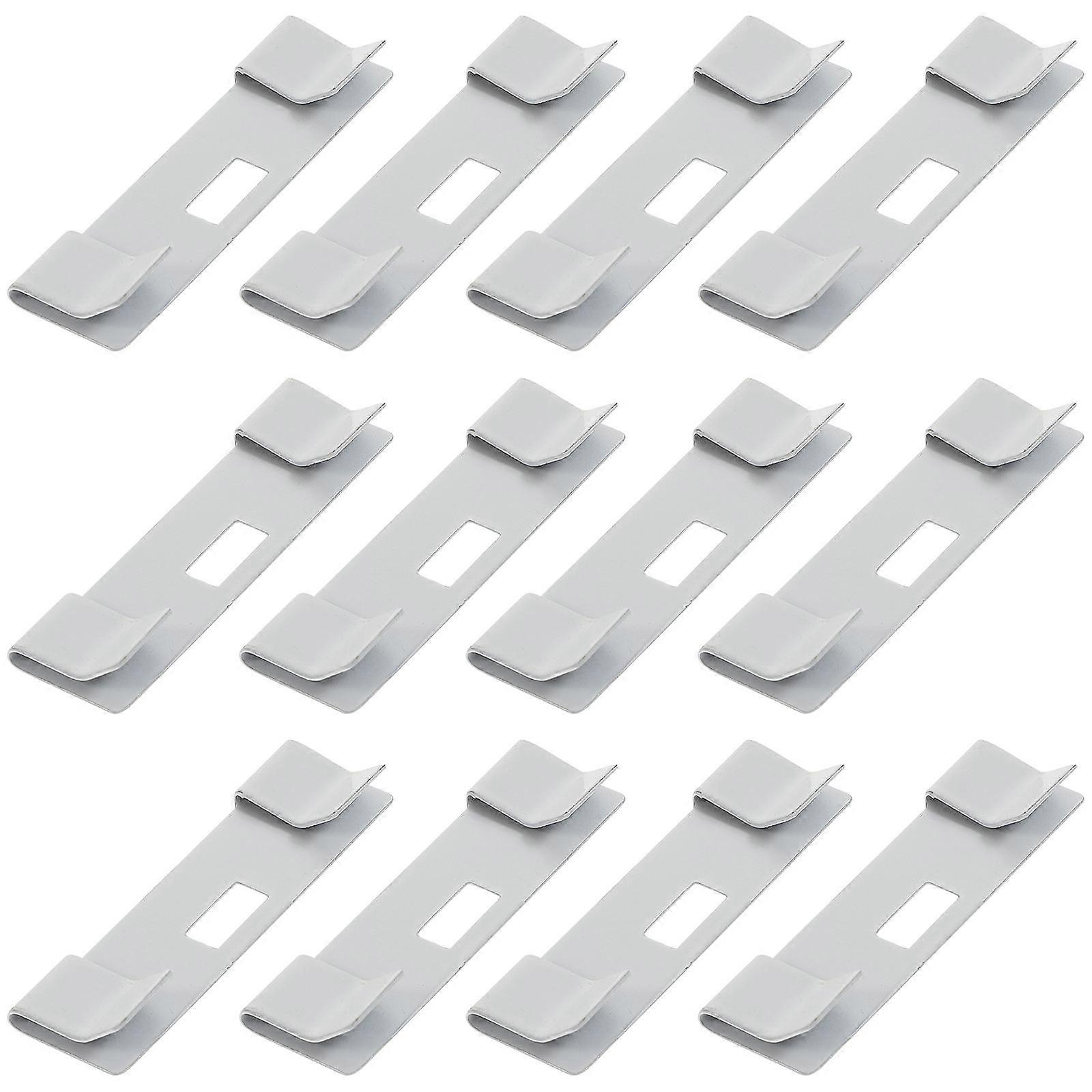 Vertical Blind Repair Slat White for Replacement 24Pcs Metal