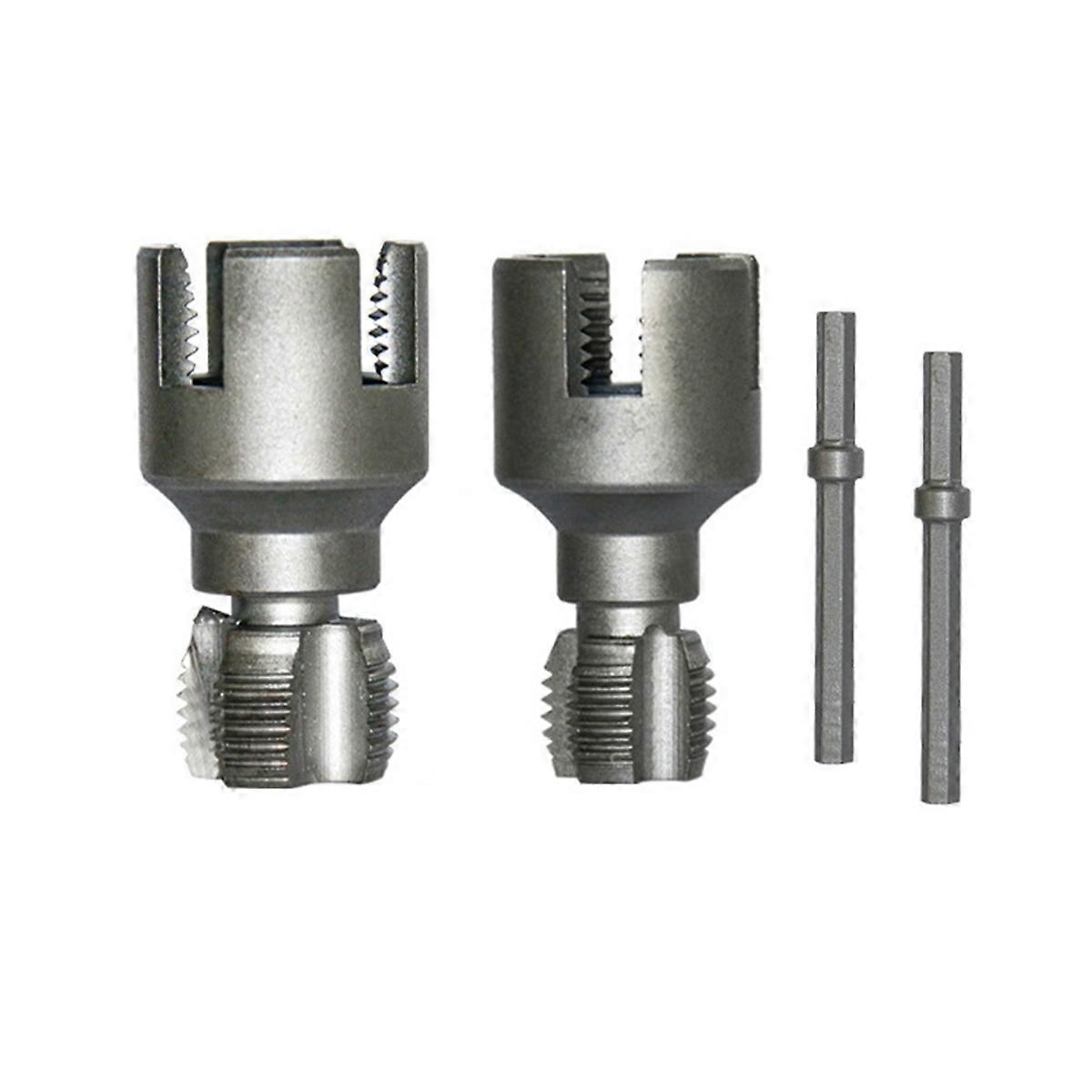 DN15 DN20 Pipe Threading Tool Hex Shank Die Internal External Threads 1/2&3/4 Water Pipes PPR PVC