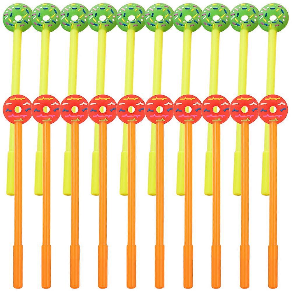 Kawaii Gel Pens Fine Point Pen Assorted Color Donut Shape Everyday Use 20Pcs