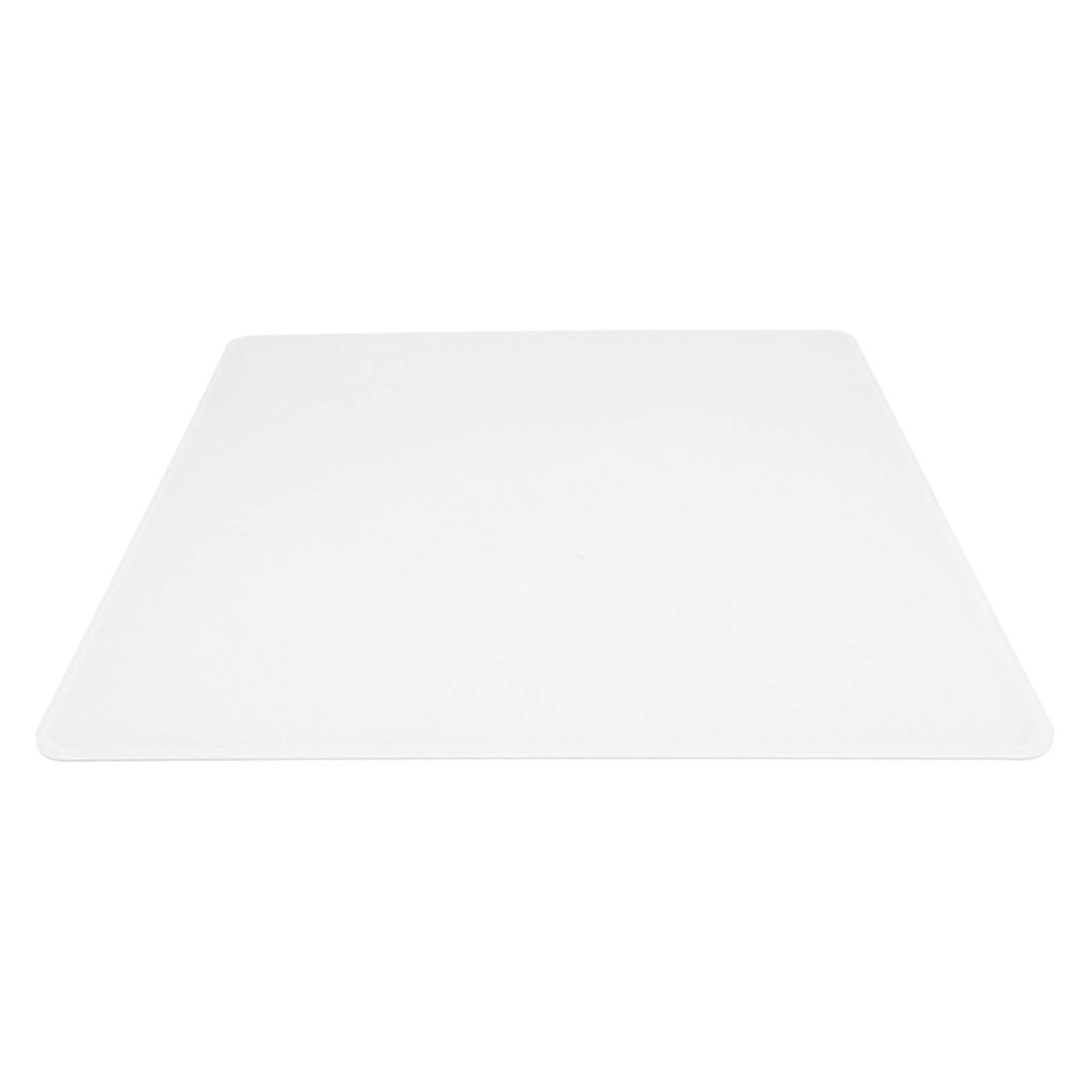 3Pcs Rectangular Acrylic Mouse Pad Cushion Ideal For Gamers Office Workers White