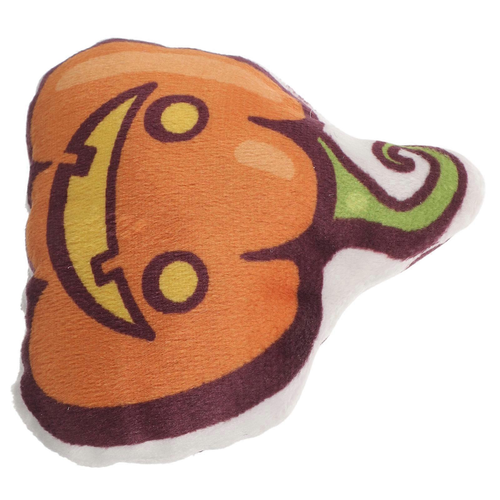 Halloween Cat Chew Toys 5Pcs Orange Pumpkin Interactive Play For Kittens Indoor Outdoor Use Bite Resistant