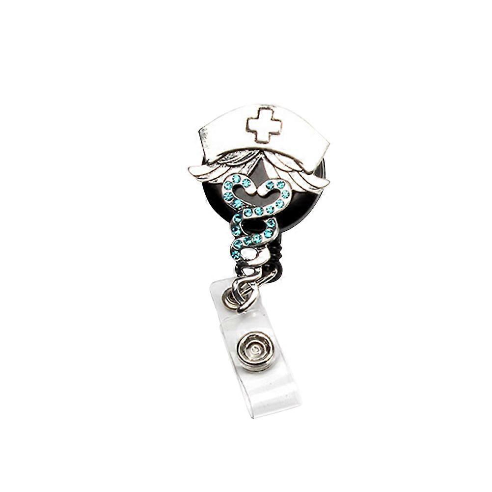 Id Badge Reel Clip for Retractable Use 3Pcs Easy Pull Buckle Set