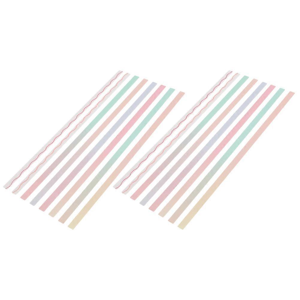 Marking Sticky Long Bar Tabs For Notebooks Magazines And Folders 6 Sets Reusable For Reading And Study