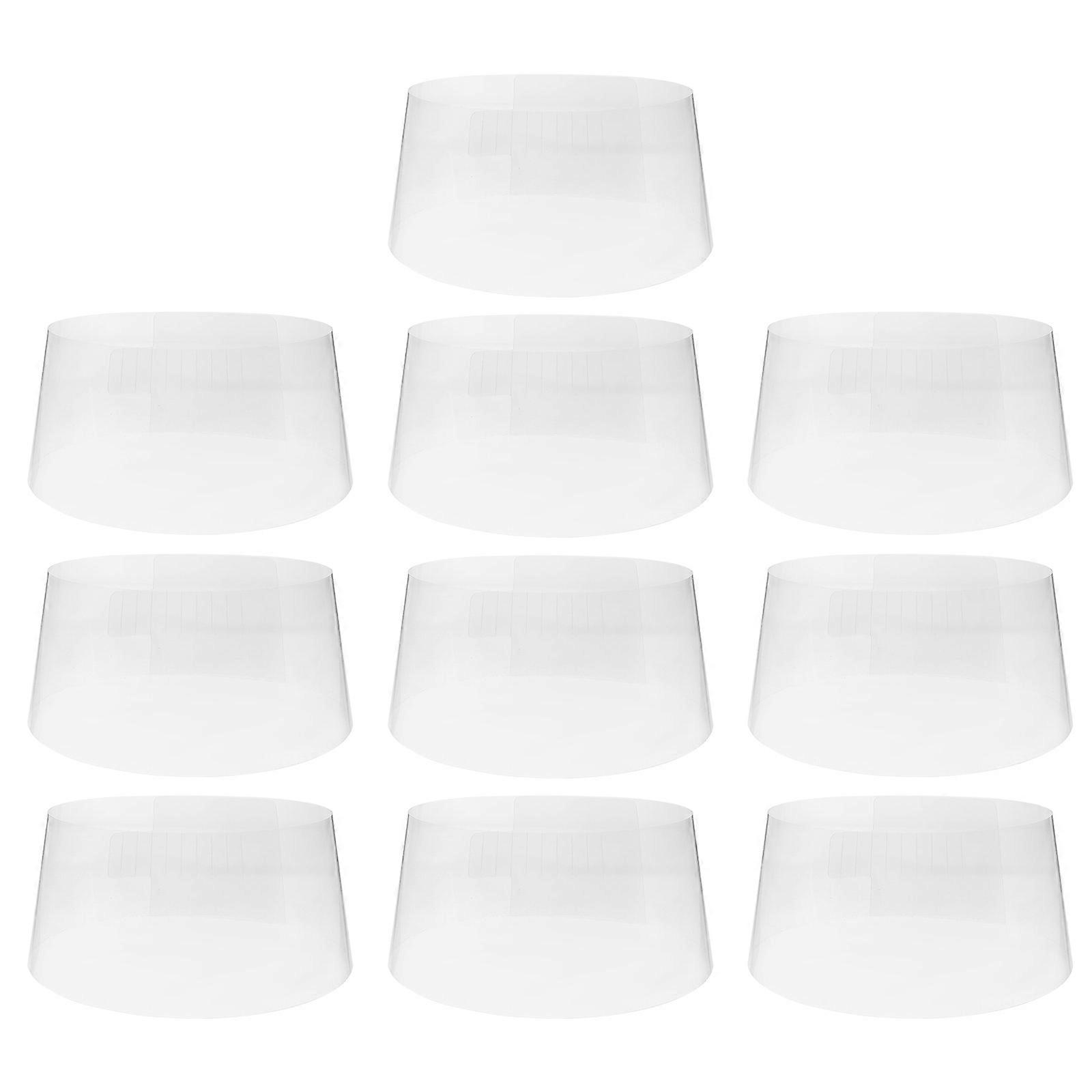 40Pcs Flat Straw Hat Shaped Support Inner Holder For Hats Used Shop Home 62X8X0.2CM