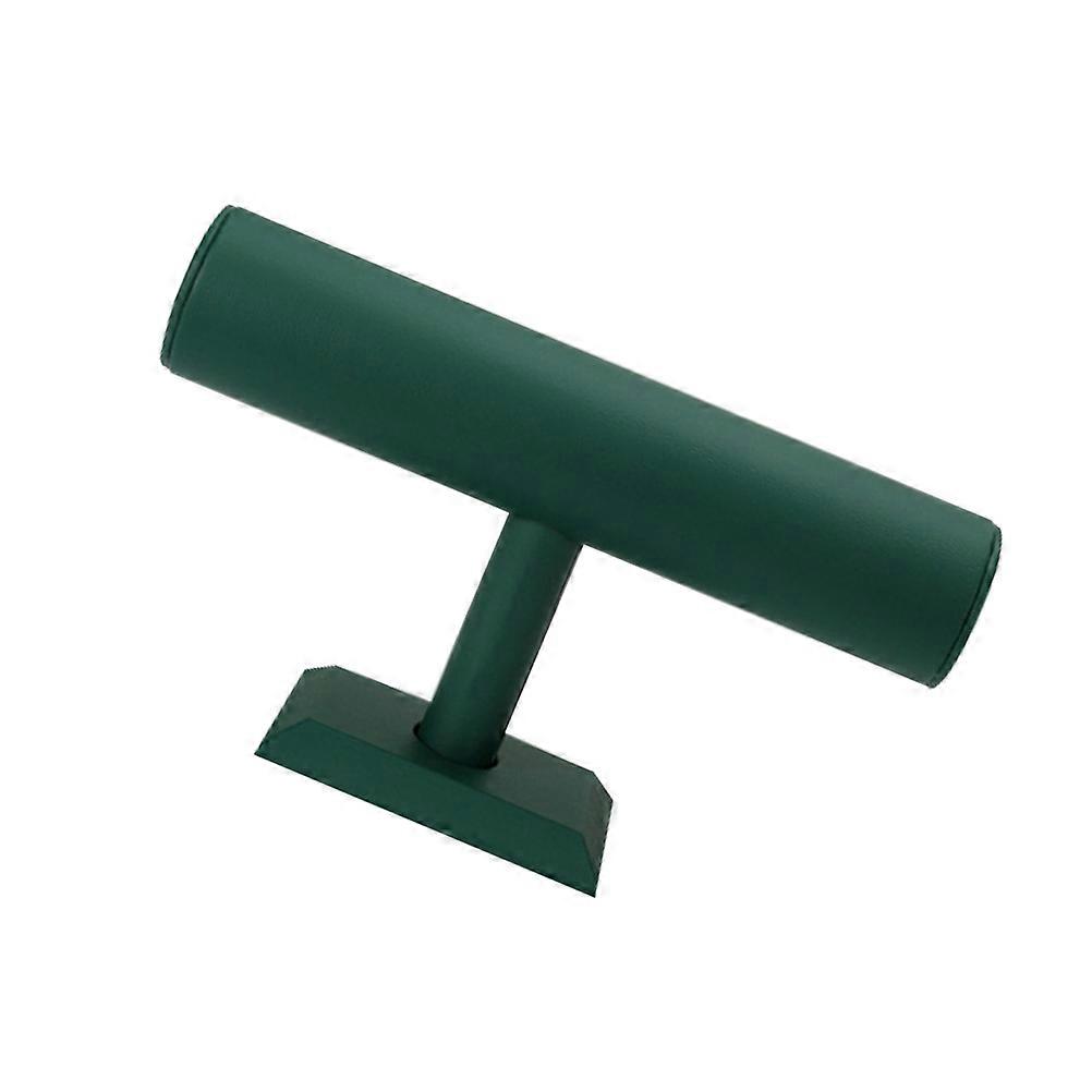 Présentoir à bijoux décoratif vert pour le rangement des bijoux, 1 support en T