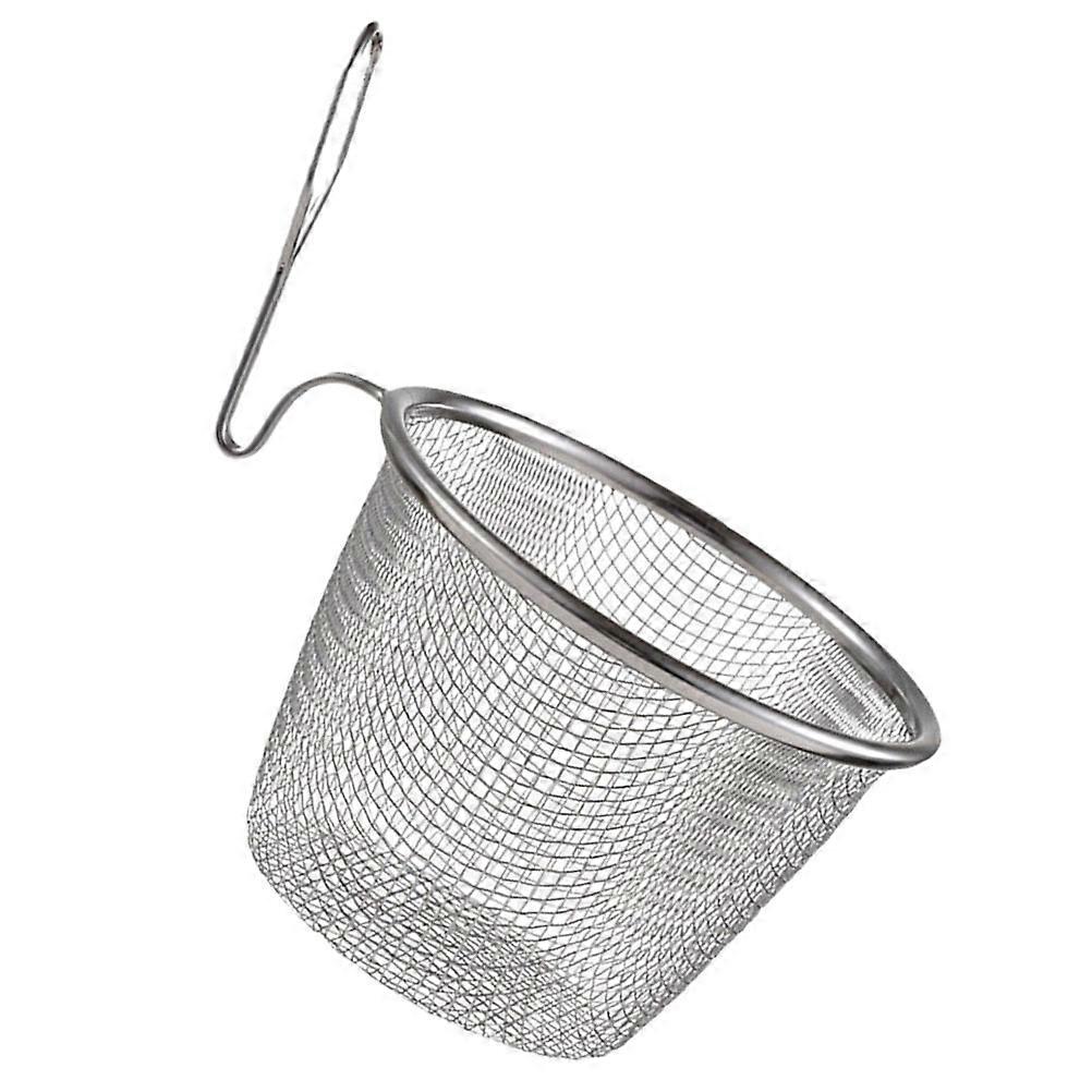 Stainless Steel Pasta Basket for Cooking Use 2Pcs with Handle and Skimmer