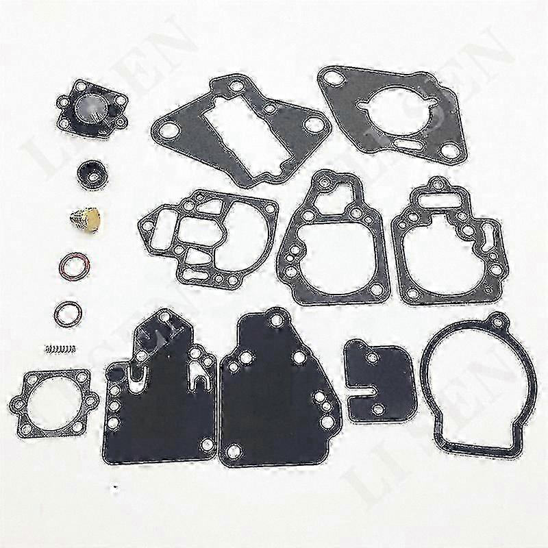 Carburetor Rebuild Kit for 6-25HP Outboard Motors, Compatible with Multiple Models