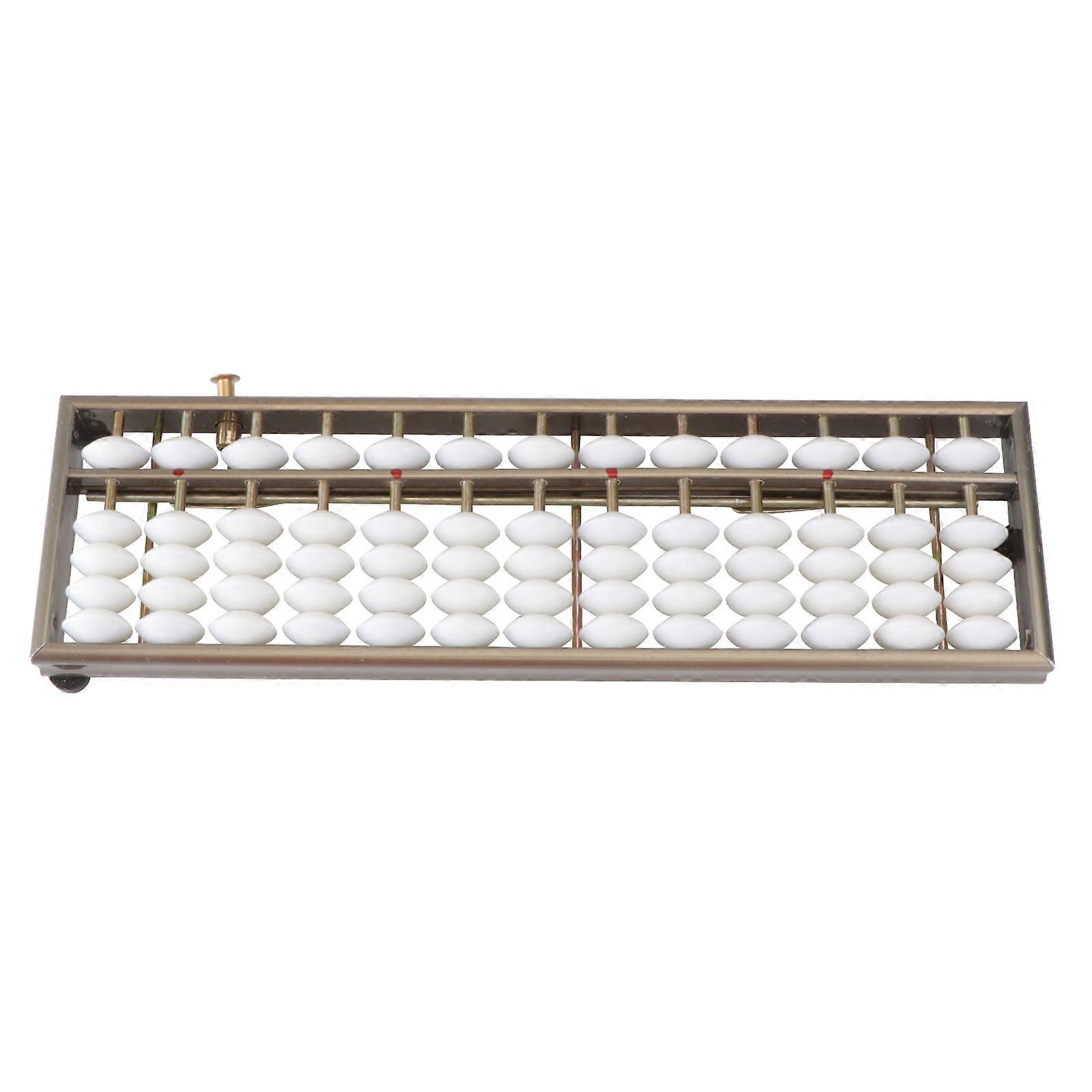 Math Leaning Educational Toy Aluminum Alloy Abacus for Calculating Use 2Pcs