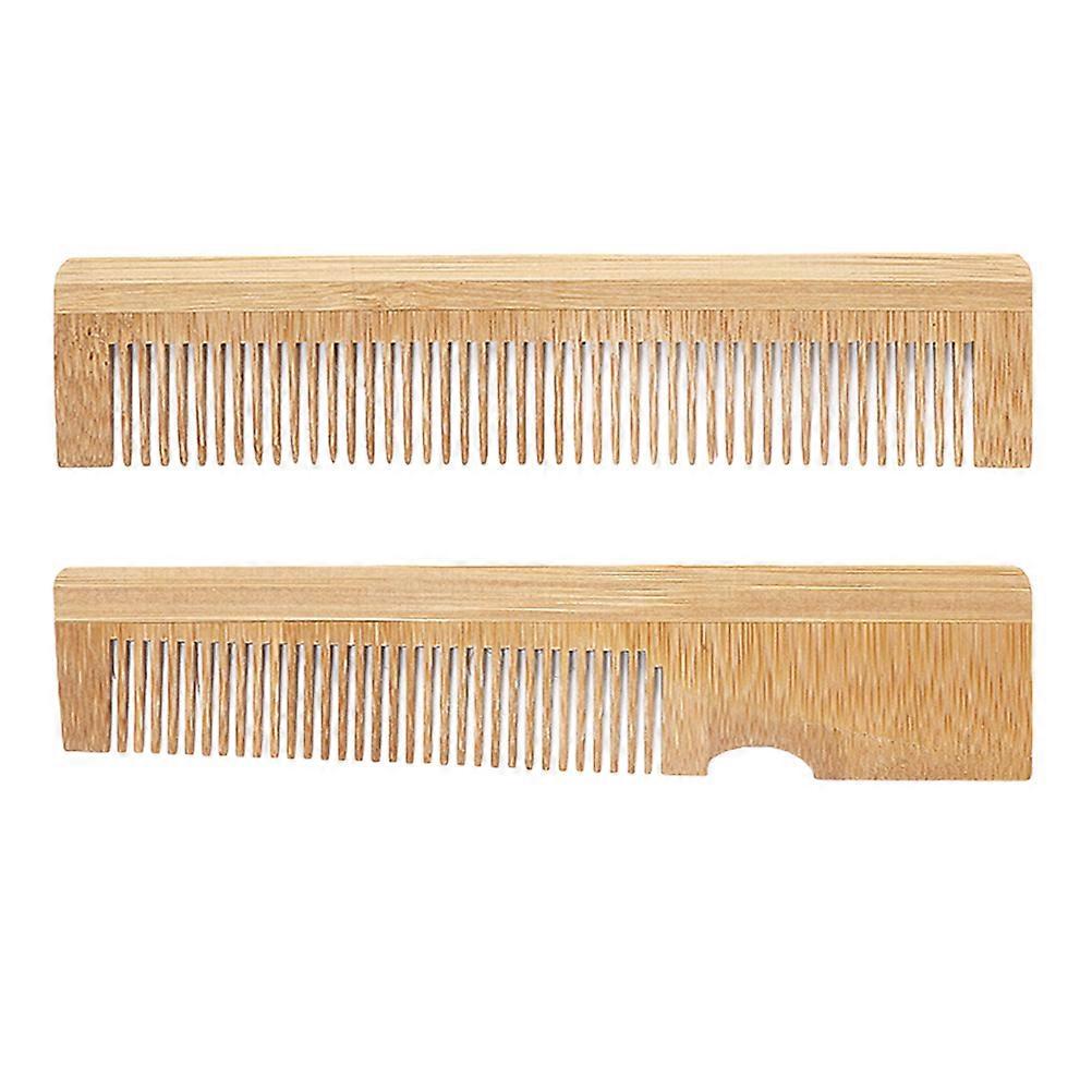 Pocket Comb For Beards 10 Pcs Bamboo Grooming Men Daily Use Stylish