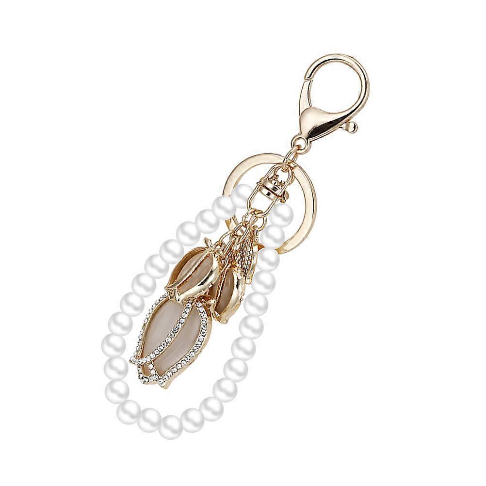 Chic Bag Decoration Key Chain Featuring Tulip Shape For Keys And Car Key With Portable Design 2Pcs