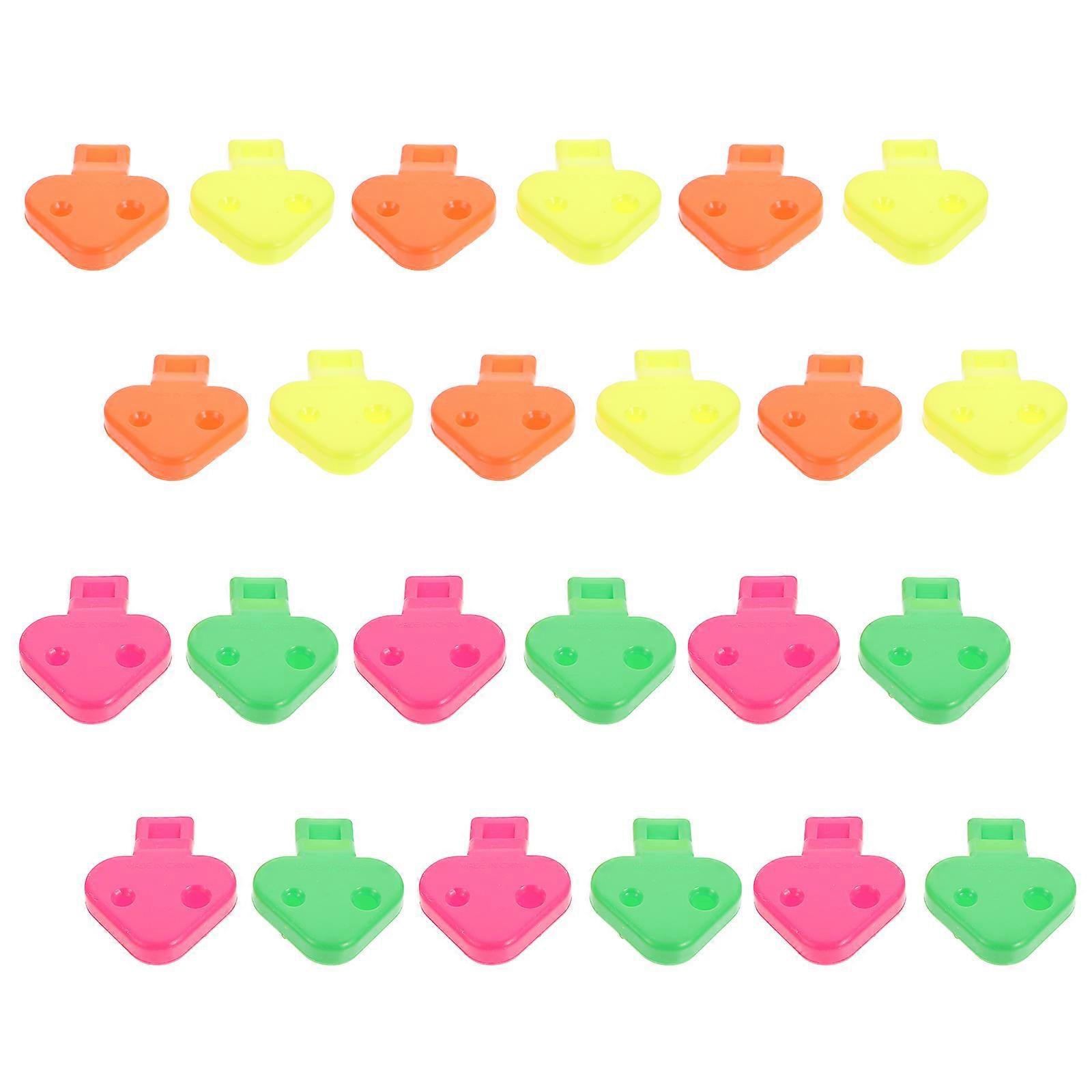 Creative Mushroom Shaped Whistle Toy 100 Pcs For Parties Indoor Activities Assorted Color Entertainment