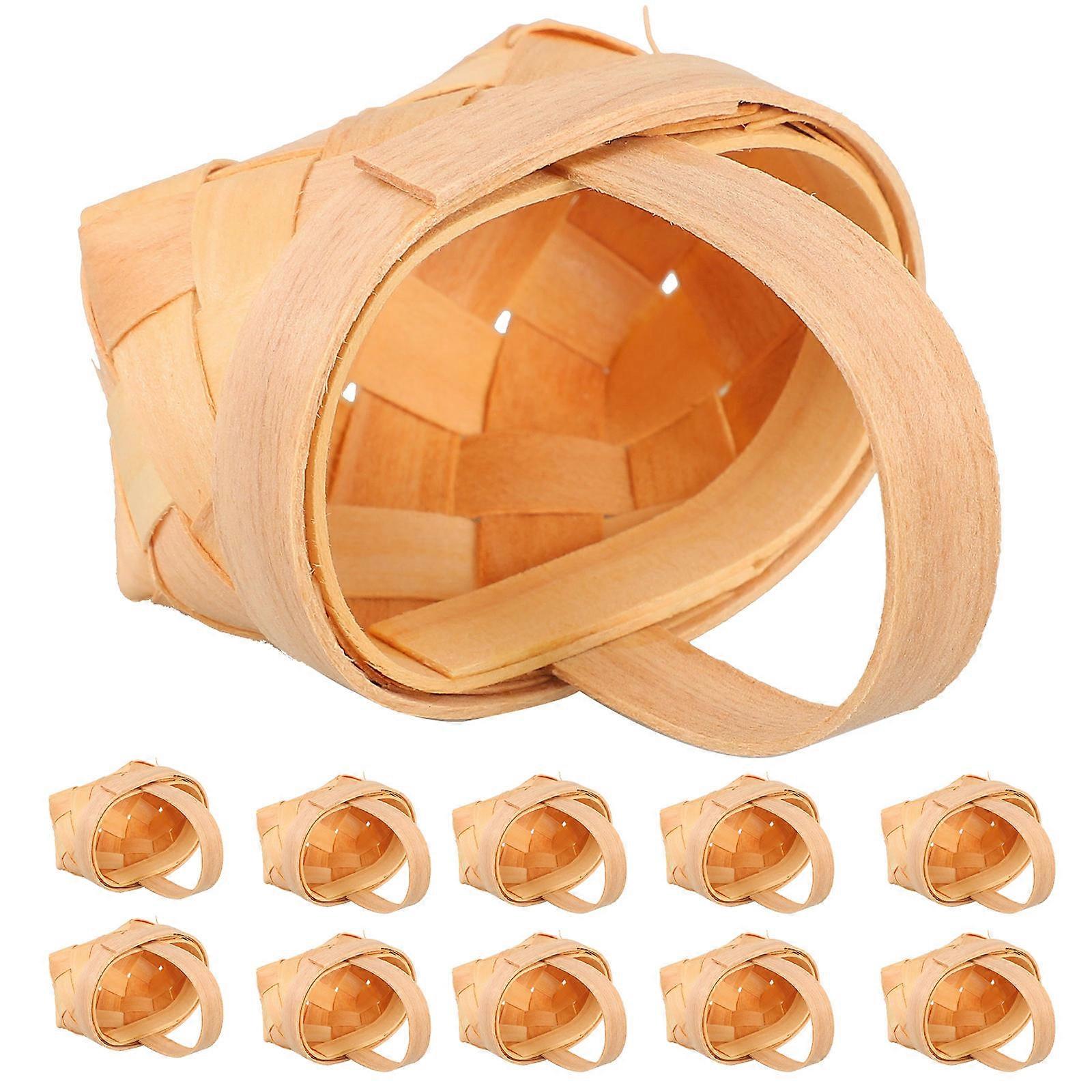 Woven Candy Basket Mini Basket for Chocolate Gift 40Pcs