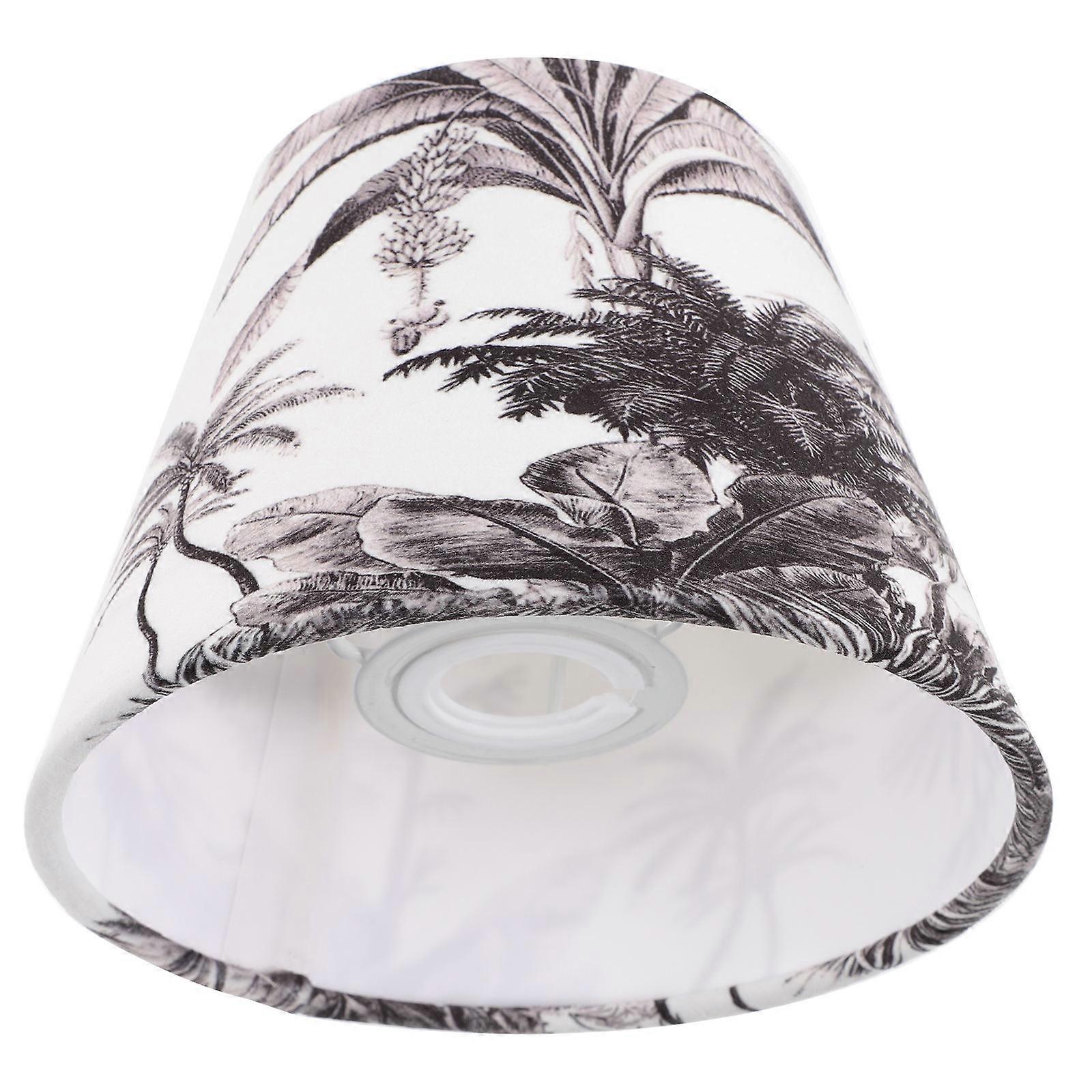 Replacement Fabric Lamp Shade for Table Lamp Dark Grey 4Pcs