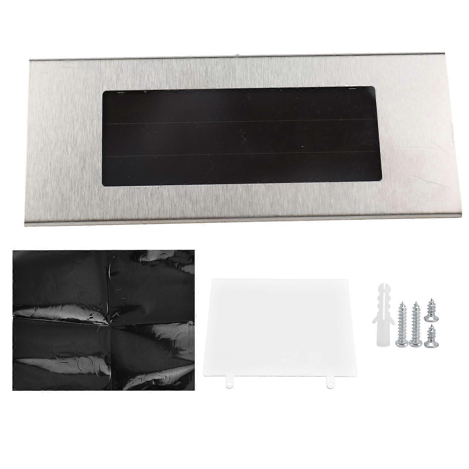 رقم البيت الشمسي لوحة الفولاذ المقاوم للصدأ LED عنوان رقم ضوء لمزارع ساحة المنزل