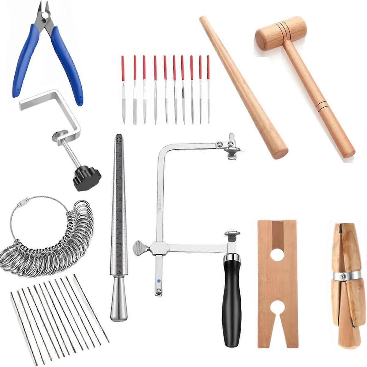 Jewelry Making Tools Set with Ring Clamps & Mandrels