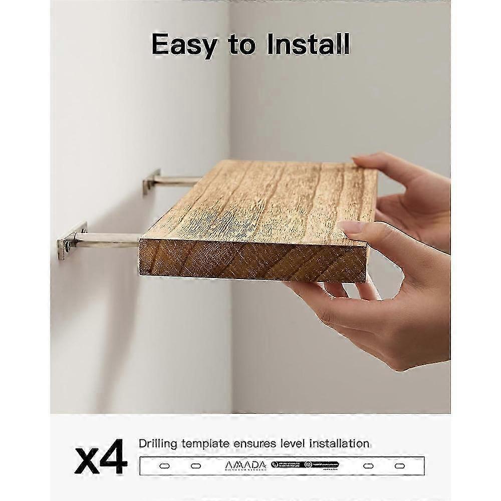 Wall-Mounted Wooden Storage Shelf Stylish and Functional Home Organizer