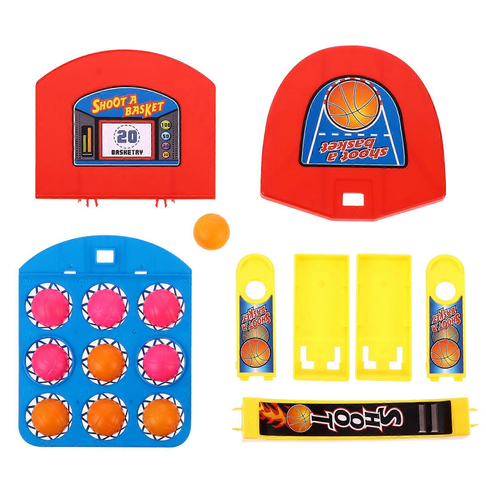 Tabletop Basketball Game Toys Interactive Concentration Skills Training For Parents And Children 9.8X5.9X4.9In Multi Plastic 1 Set