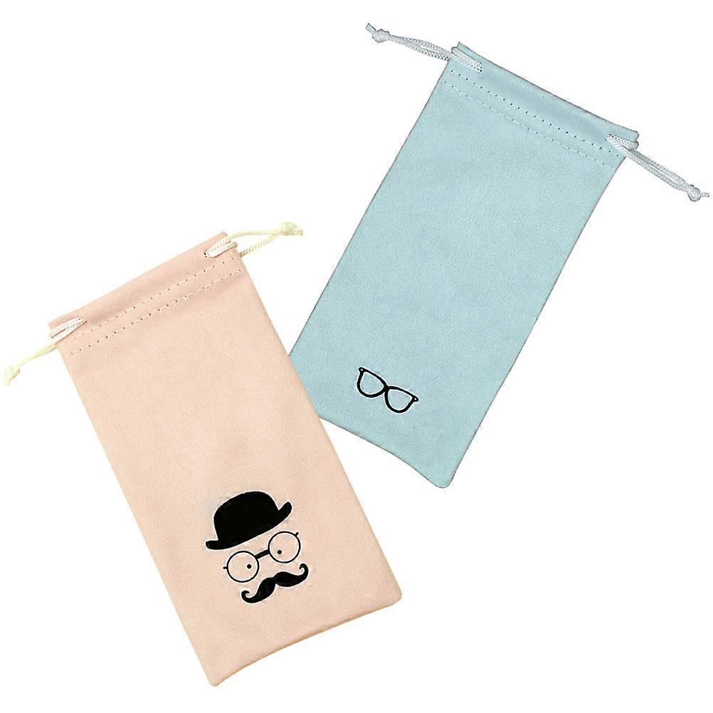 Bag Soft Glasses Bag for Storage Use 10Pcs Assorted Color