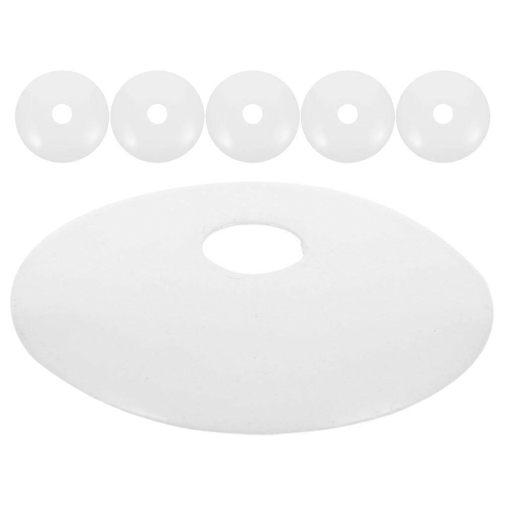 White Metal Ceiling Light Fixture Canopy for Ceiling Light 18Pcs Pack