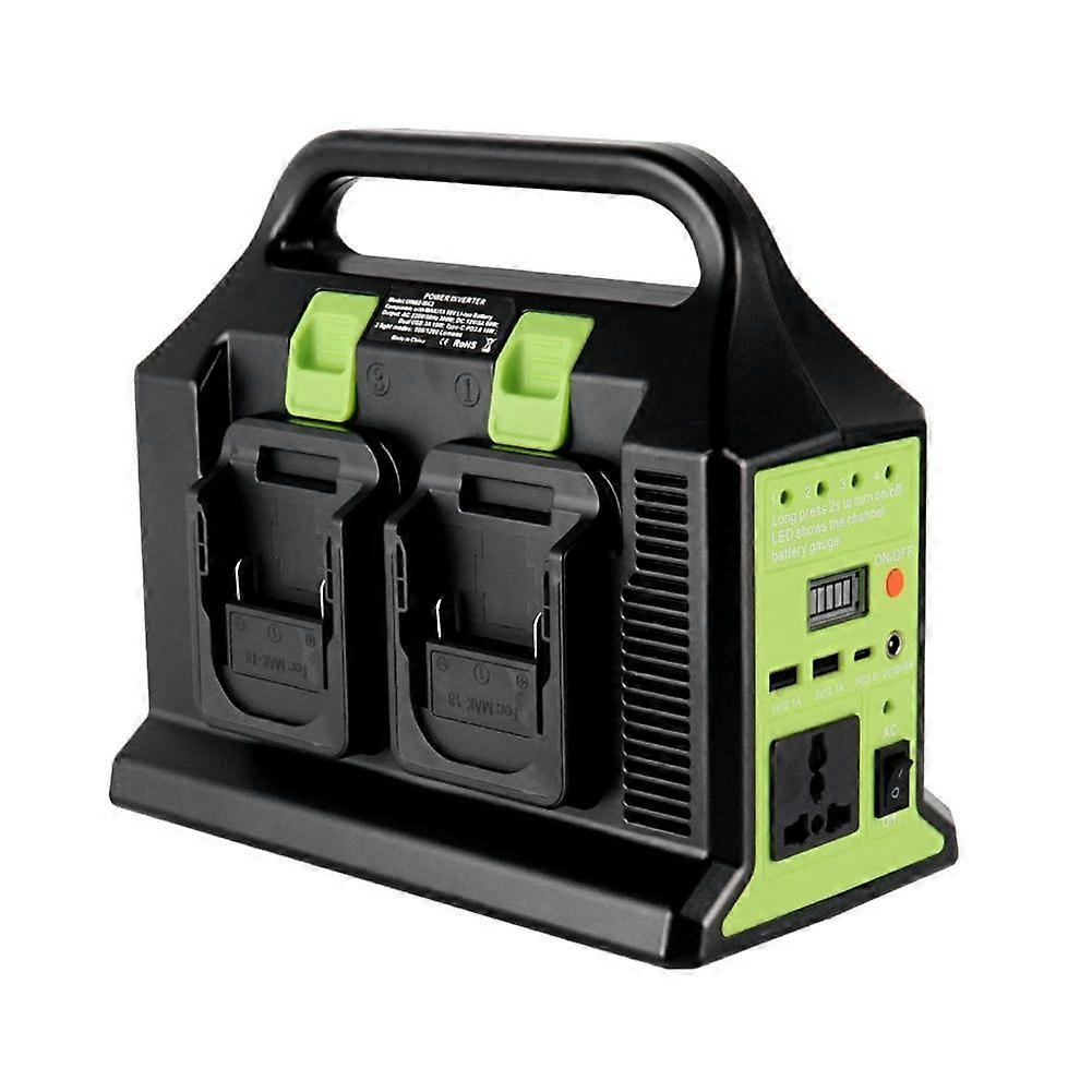 300W Dual Sine Wave Inverter for 18V Battery with Light