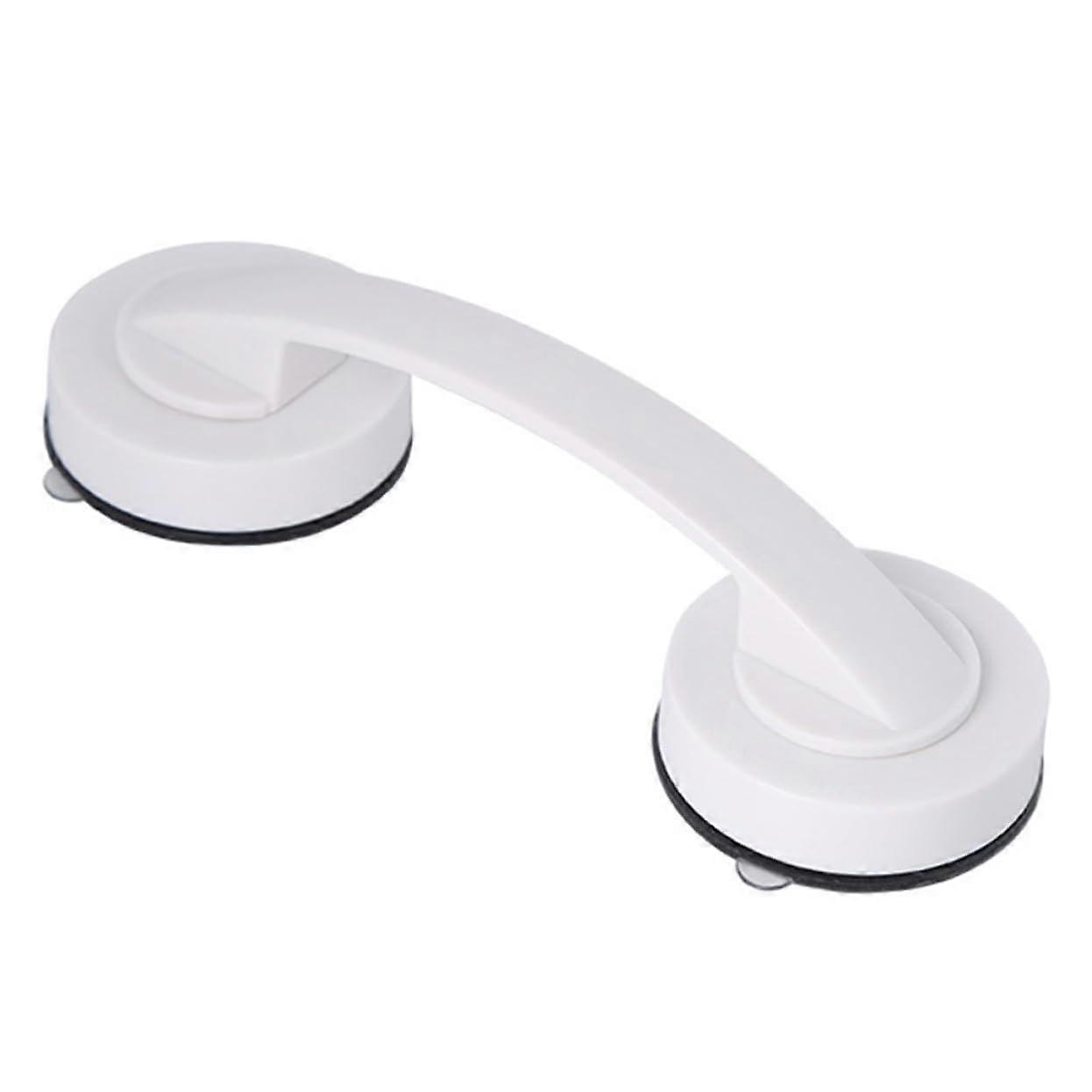 No Drilling Suction Grab Bar For Shower Safety Strong Cup Non Slip Rail Elderly Balance Support On Tiles Reusable