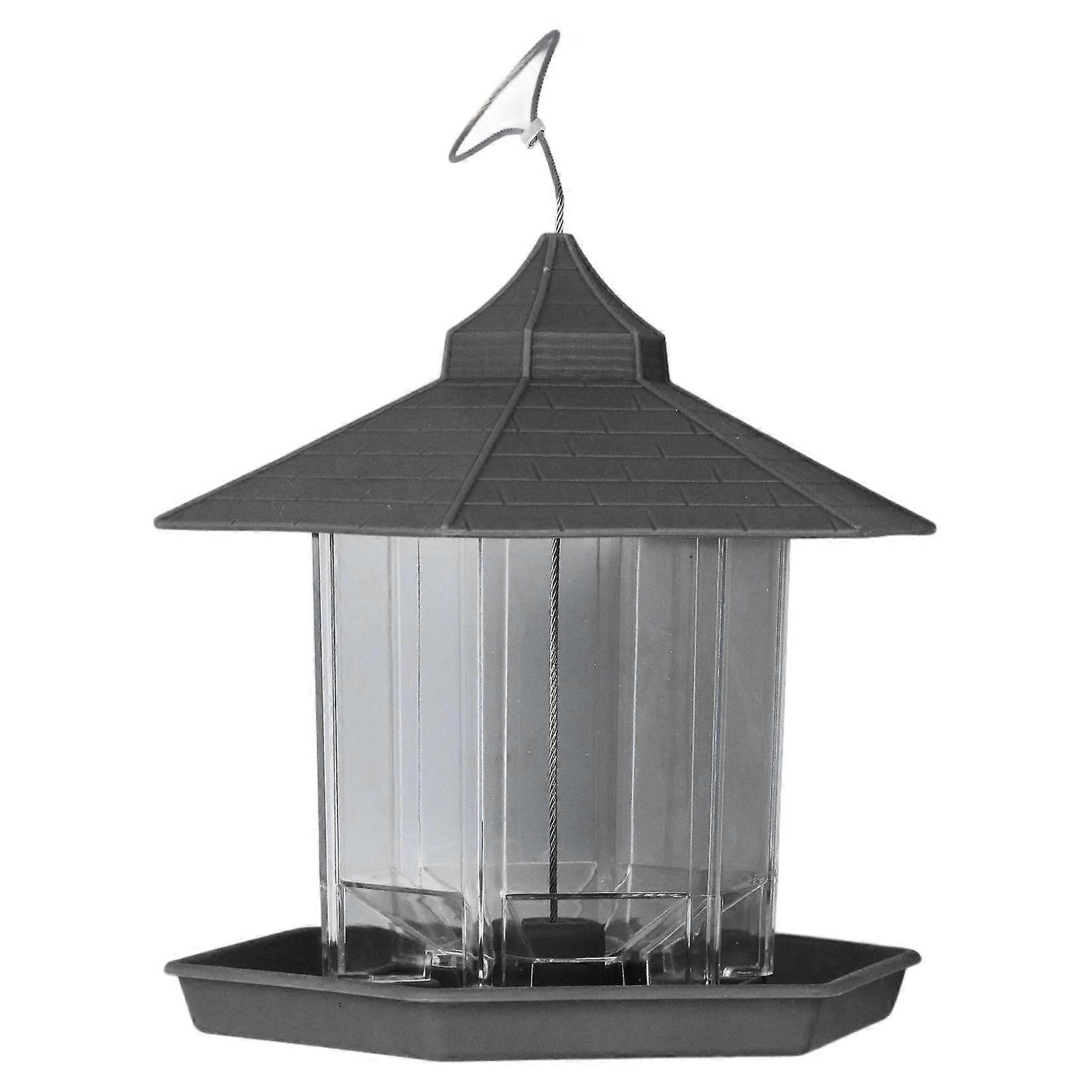 Squirrel Proof Hanging Bird Feeder 580ml Waterproof Balcony