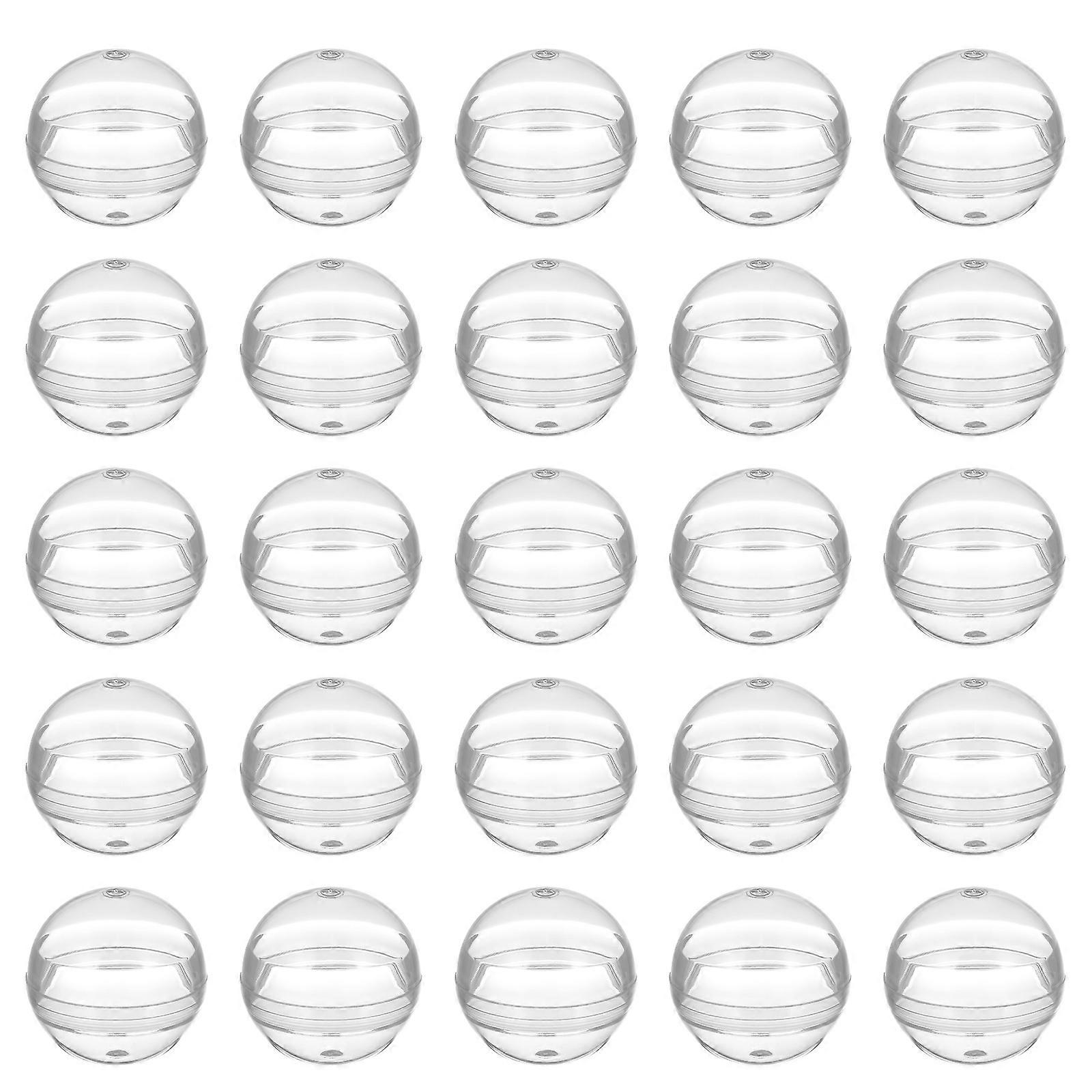 Transparent Vending Machine Capsules Plastic Balls for Toy Storage 110Pcs