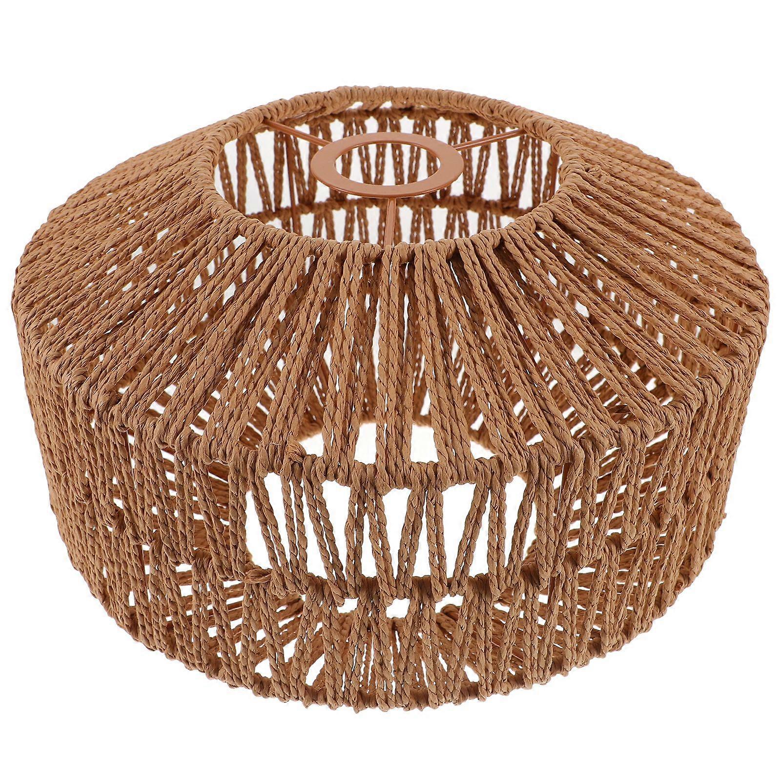 Rétro Papier String Abat-jour Style Industriel Couloir Lustre Abat-jour