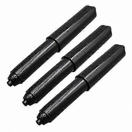 3-Pack Adjustable Toilet Paper Roll Holder with Spring-Loaded Mechanism for Easy Installation and Replacement