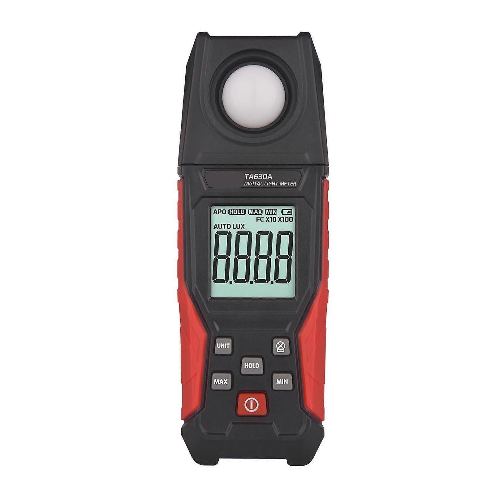 Digital Light Meter Illuminance Lux Tester 0200000 Lux Flexible Sensor Luminometer With Record