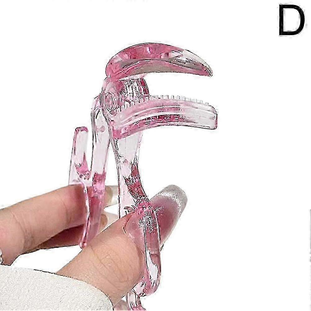 Wide-Angle Partial Eyelash Curler Portable One-Clip Curling Comb Tooth Lashes