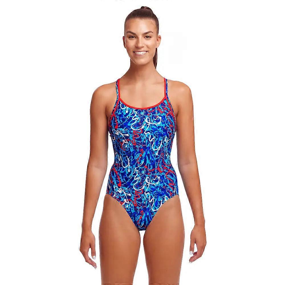 Funkita 先生波浪形钻石背面泳装