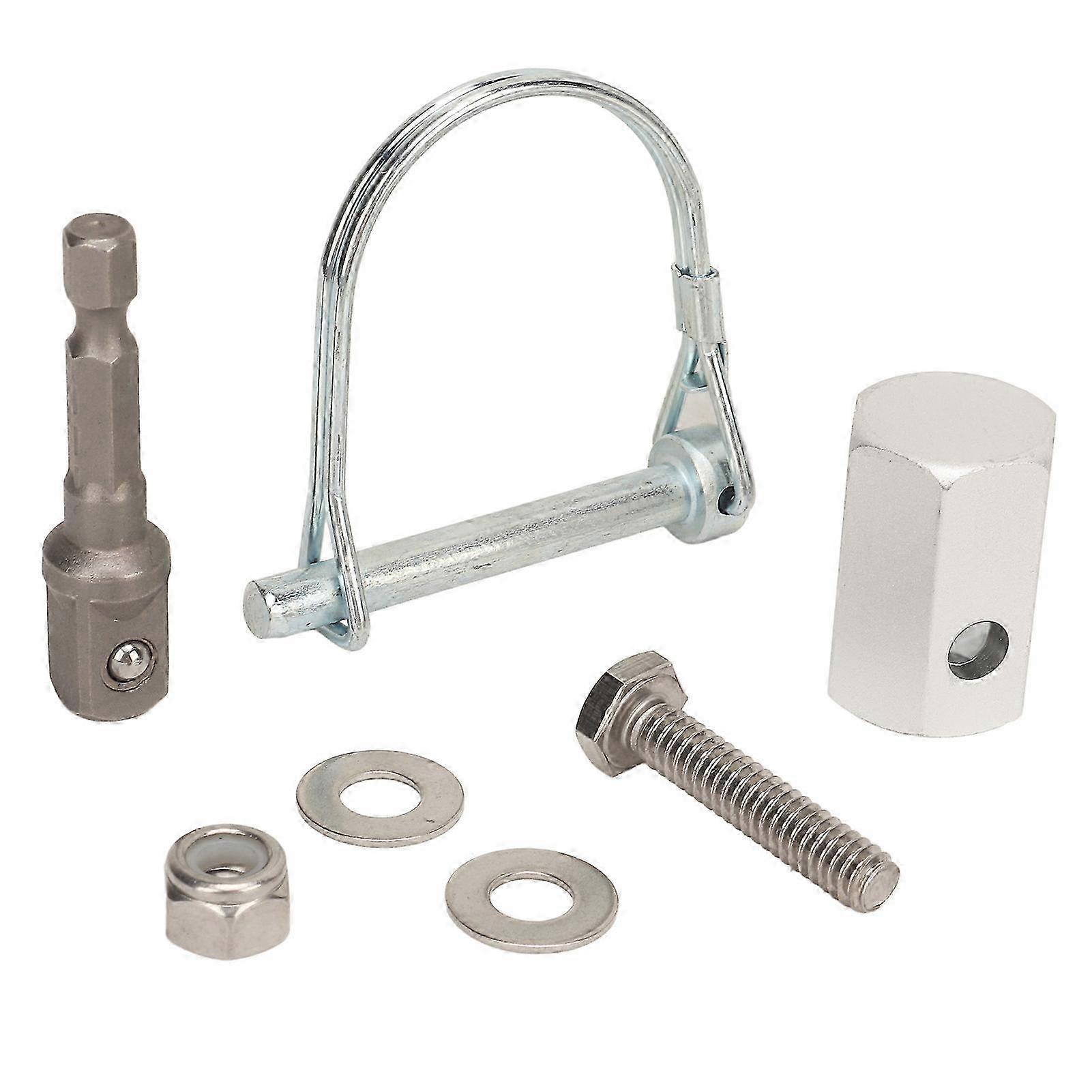 Wind Trailer Jack Crank Handle with Drill Adapter for Curt 28921