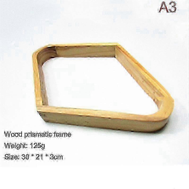 High-Impact Resin Billiard Balls with Triangle Rack Included