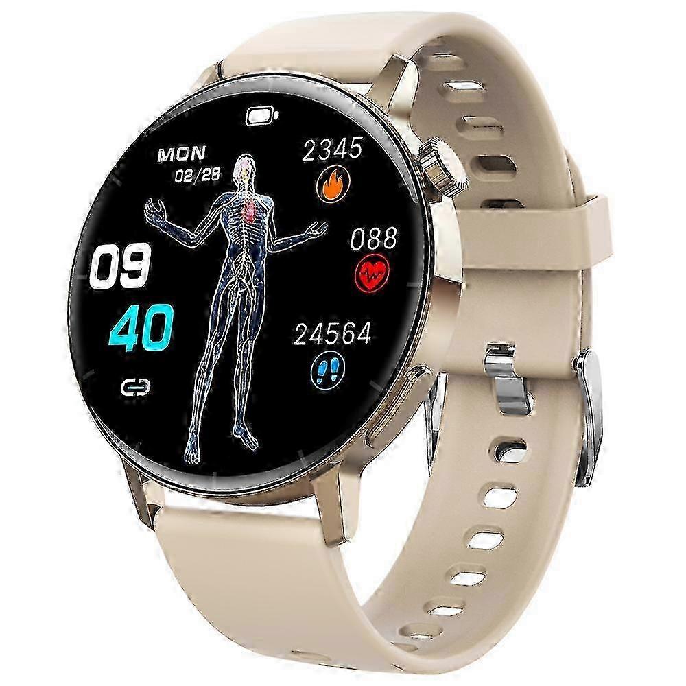 F67S blood glucose smartwatch red light true blood oxygen pressure test call bracelet exercise temperature HRV