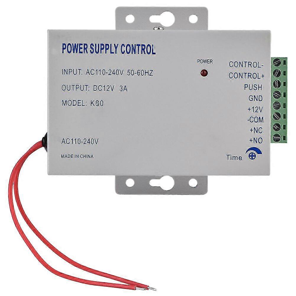 K80 Door Access System Power Supply 12V 3A DC Electric Control Miniature Access Control