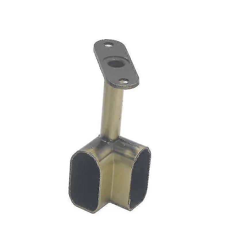 2pcs Alloy Ceiling Mounted Bracket Corner Wardrobe Rod Clothes Rail Lever Holder