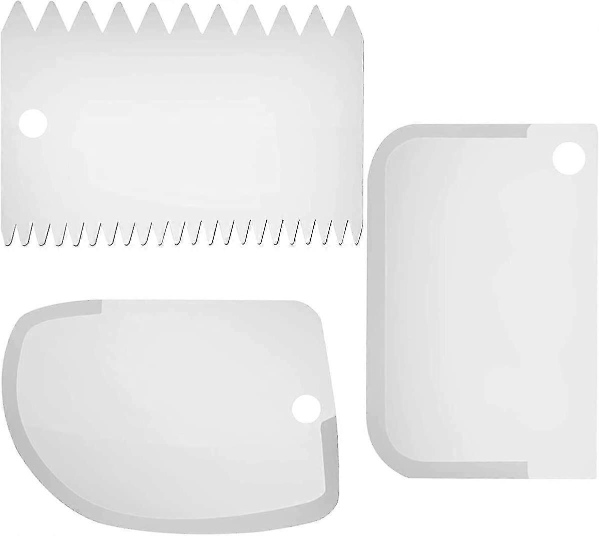 Plastic Cake Scraper,dough Scraper Cutter,kitchen Gadget Bowl Scrapers,hangable