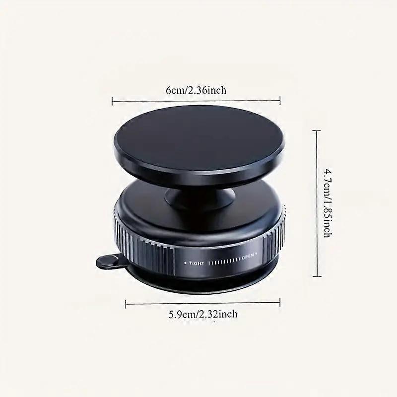 Support magnétique rotatif à 360° pour téléphone, conception double face, pliable et extensible sans colle, pour voiture et maison, aimant puissant.