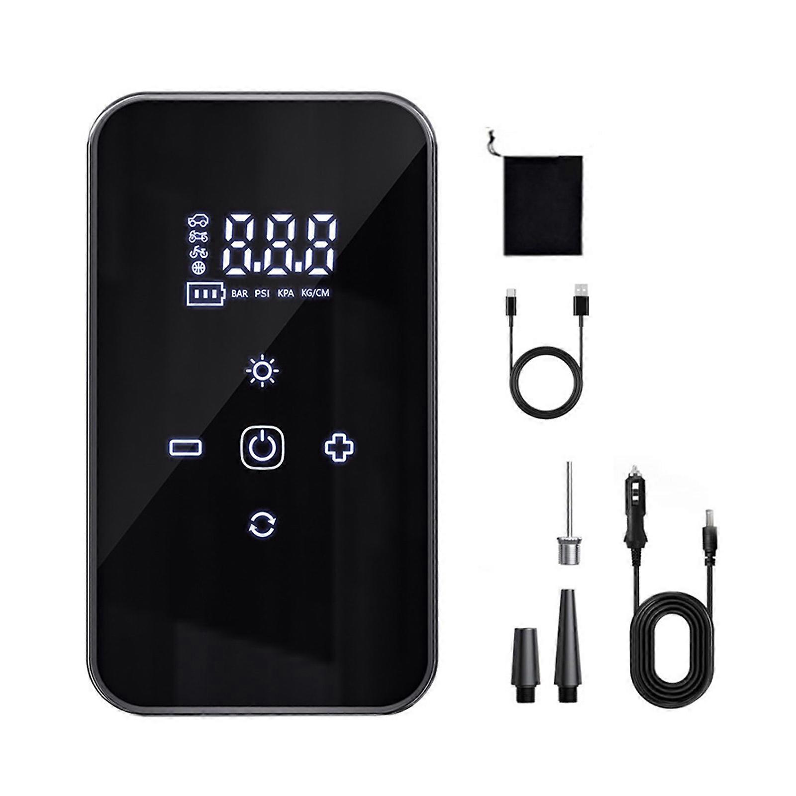 High Efficiency Vehicle Starting Device Digital Tire Inflator Electric Air Compressor Pump for Accurate Pressure Control Multicolor