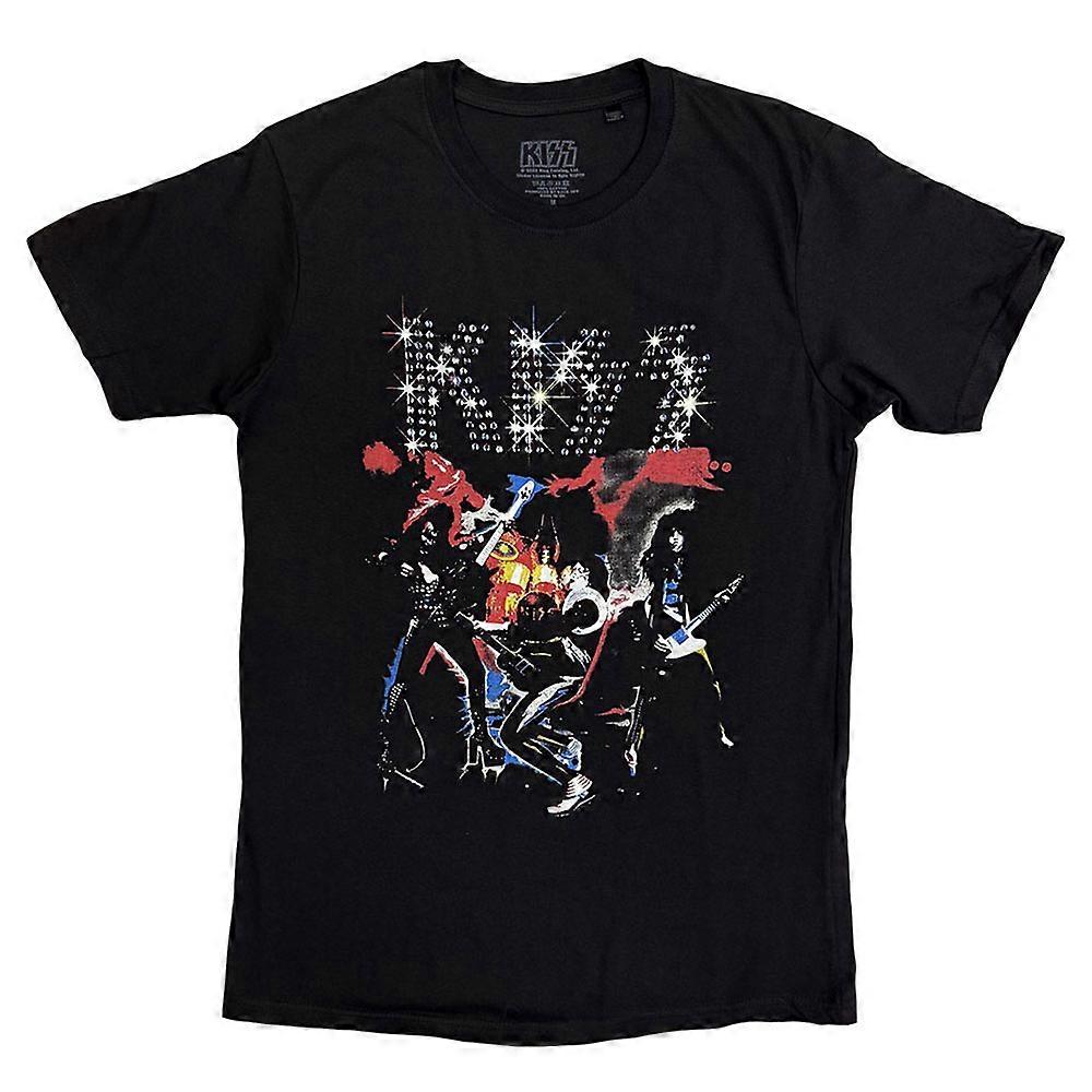 KISS Band Logo Sparkle T Shirt