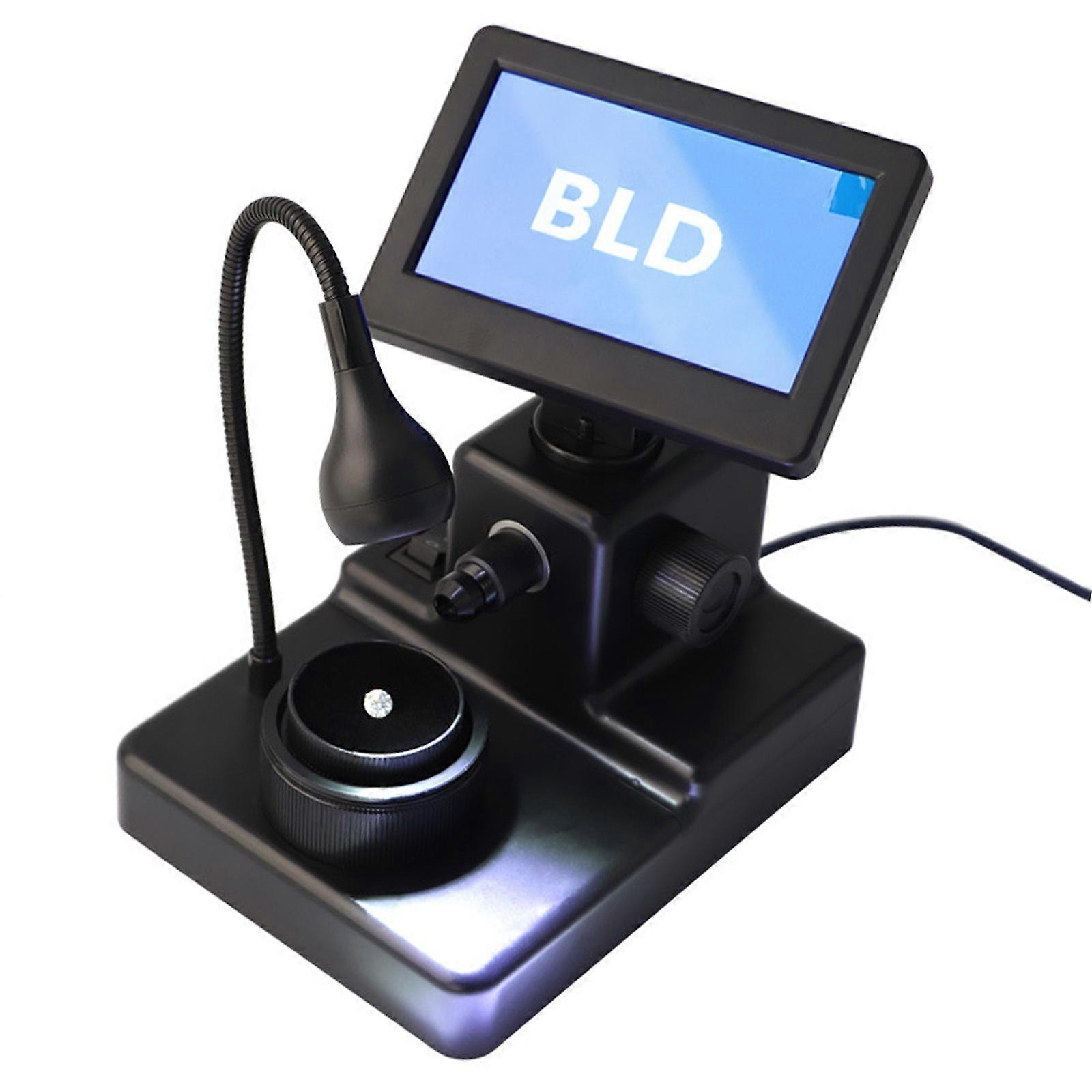 Digital Gemstones Girdle Viewer Microscope Camera Gemstones Inscription Viewer with LED Light 1500X Multicolor